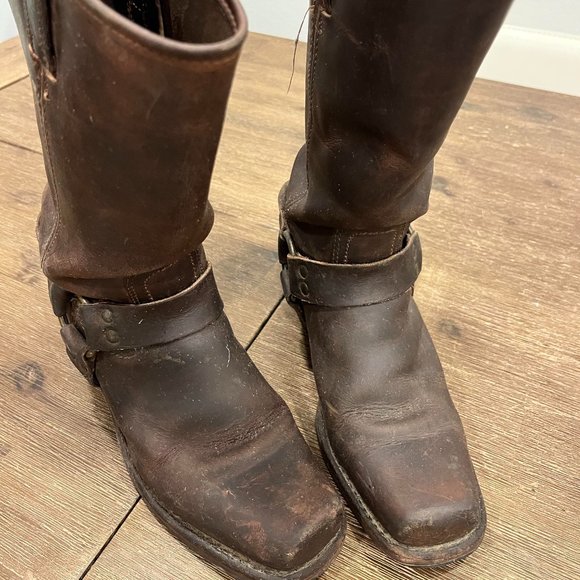 Frye Boot - Harness 12R  Tan - Picture 1 of 6